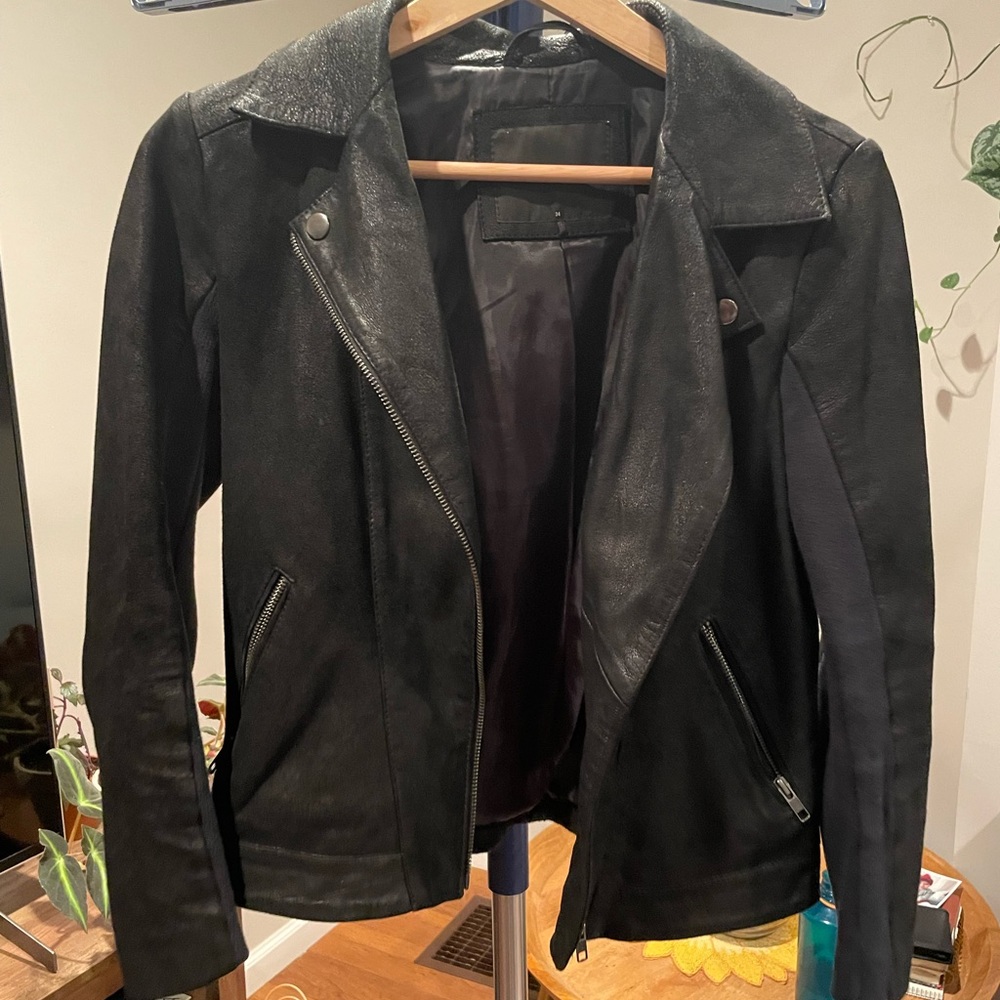 Y.A.S Leather Jacket Euc - image 2